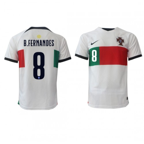 Pánský Fotbalový dres Portugalsko Bruno Fernandes #8 MS 2022 Venkovní Krátký Rukáv